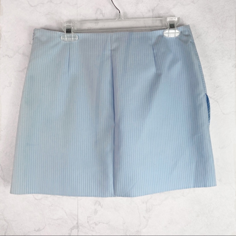 [Zara] Fun Ruffle Striped Mini Skirt - Picture 5 of 7